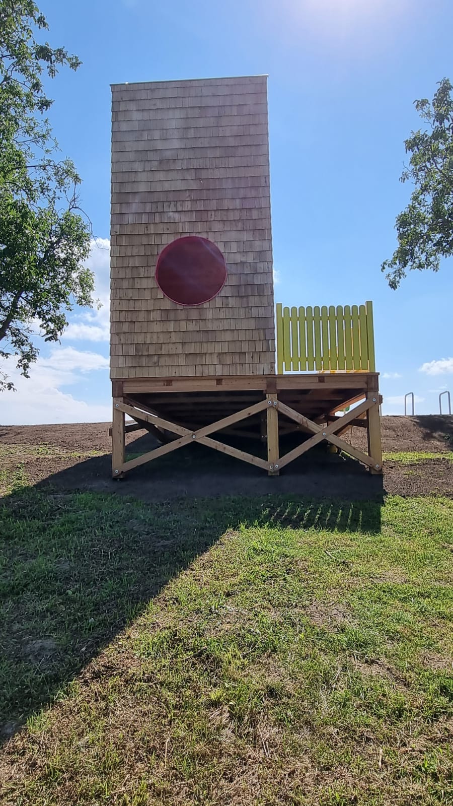 Raststation Radweg Iron-Curtain-Trail Pier 1/2 Badeteich Angern an der March