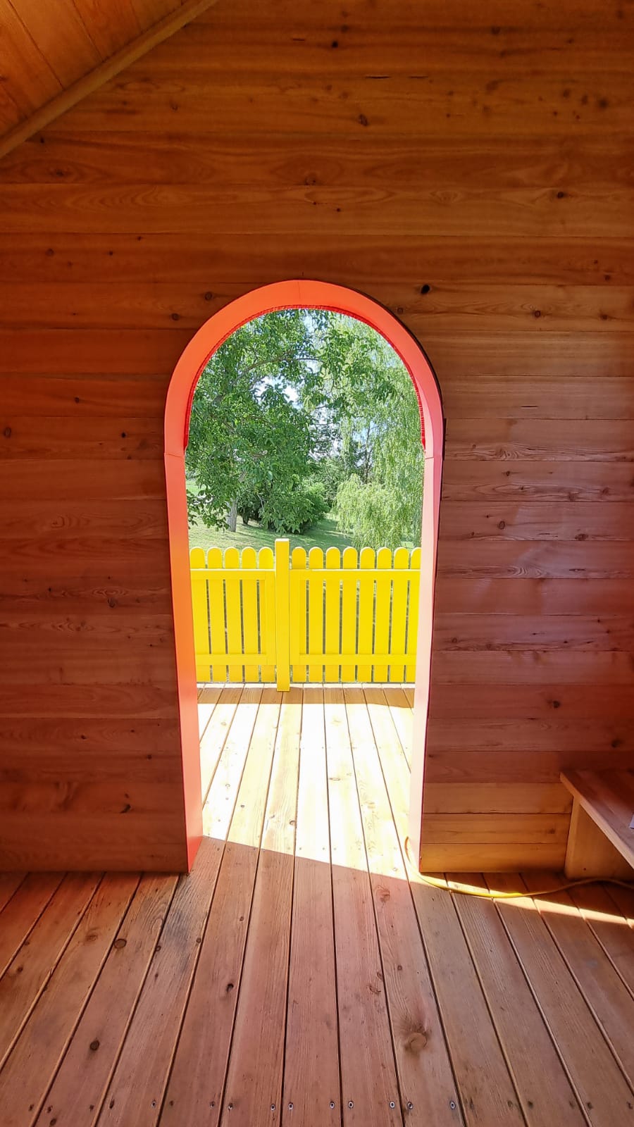 Raststation Radweg Iron-Curtain-Trail Pier 1/2 Badeteich Angern an der March