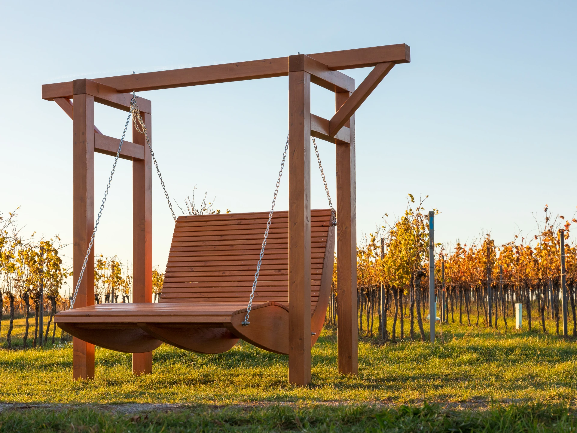 Gartenschaukel von Tischlerei Noll Lärche massiv