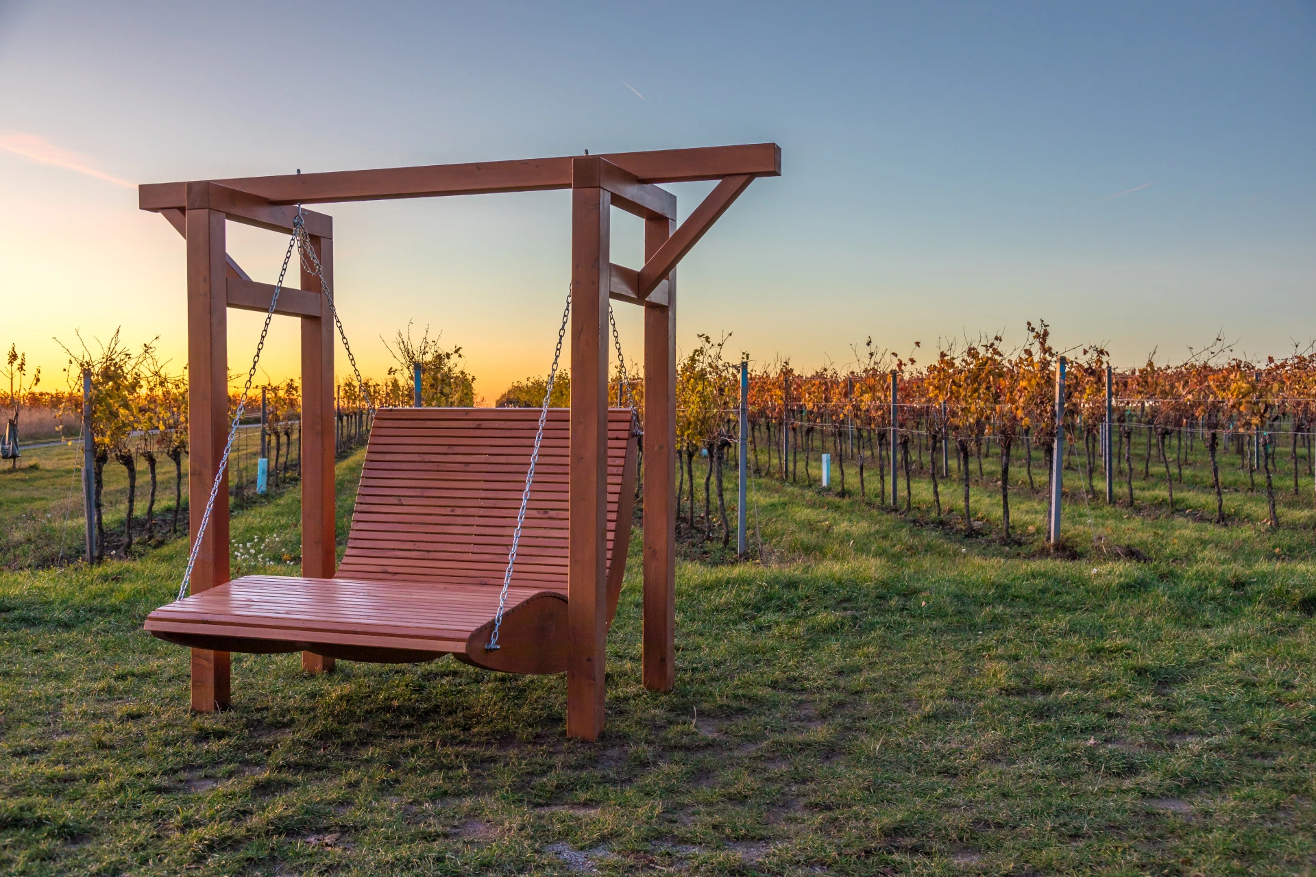Gartenschaukel in Lärche massiv
